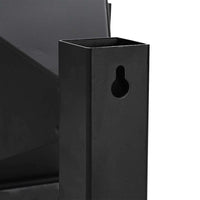 vidaXL Trappola per pallini Nero 17 x 17 cm Acciaio