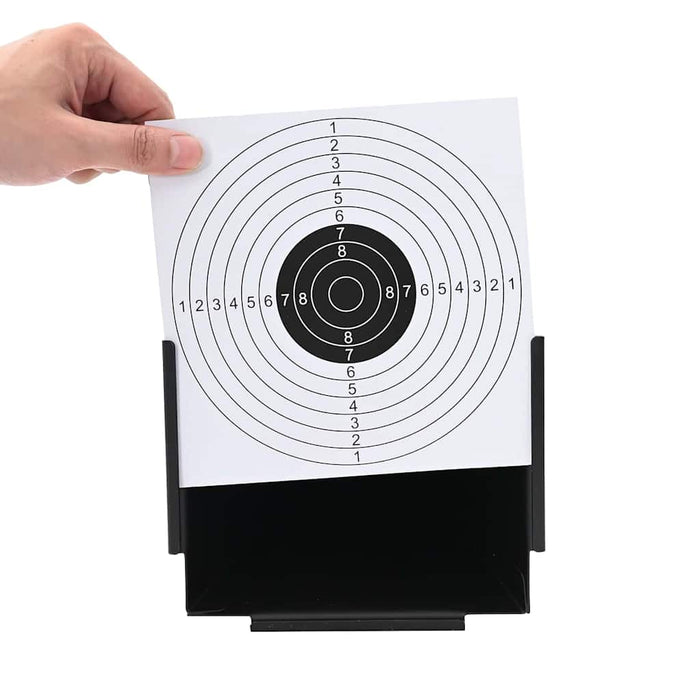 vidaXL Trappola per pallini Nero 17 x 17 cm Acciaio