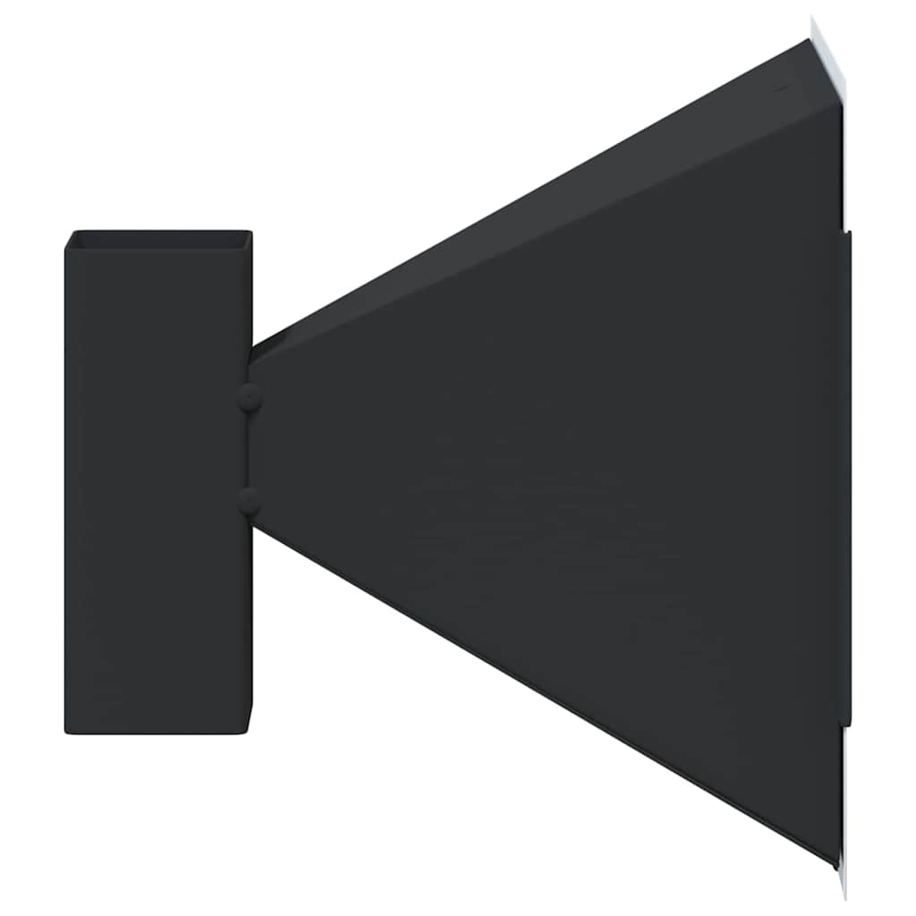 vidaXL Trappola per pallini Nero 17 x 17 cm Acciaio