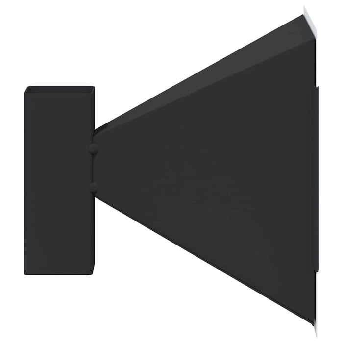 vidaXL Trappola per pallini Nero 17 x 17 cm Acciaio