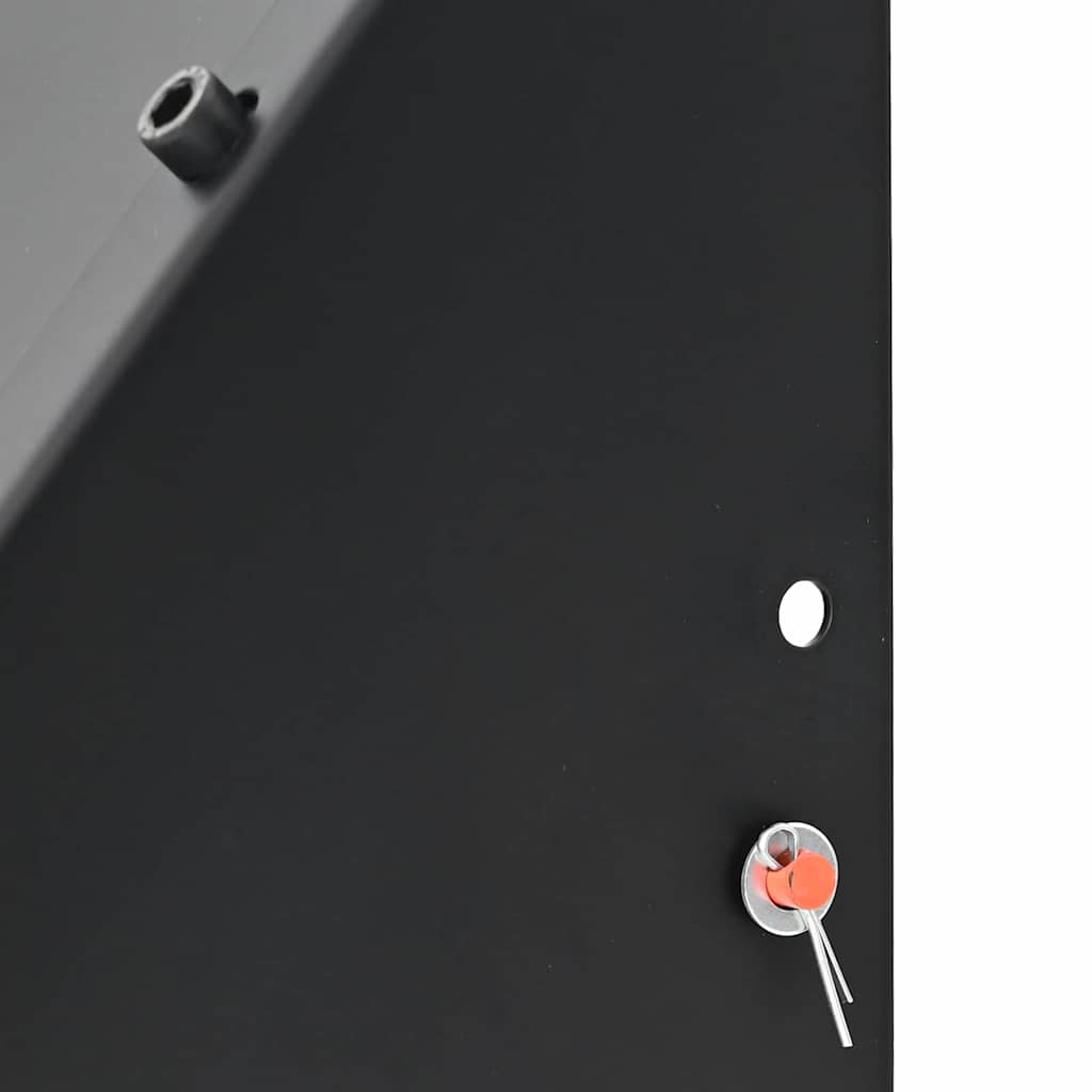 vidaXL Trappola per pallini Nero 31 x 23 x 31.5 cm Acciaio