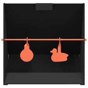 vidaXL Trappola per pallini Nero 31 x 23 x 31.5 cm Acciaio