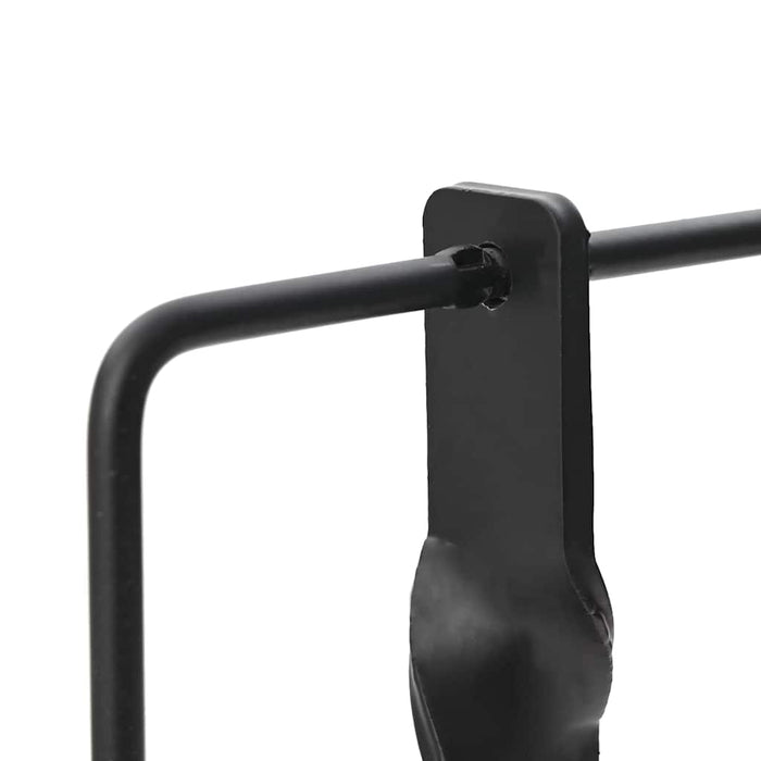 vidaXL Bersaglio che si ripristina Nero 26 x 13 x 31 cm Acciaio