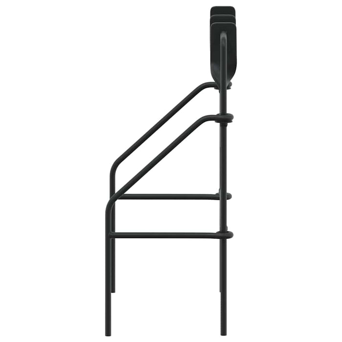 vidaXL Bersaglio che si ripristina Nero 26 x 13 x 31 cm Acciaio