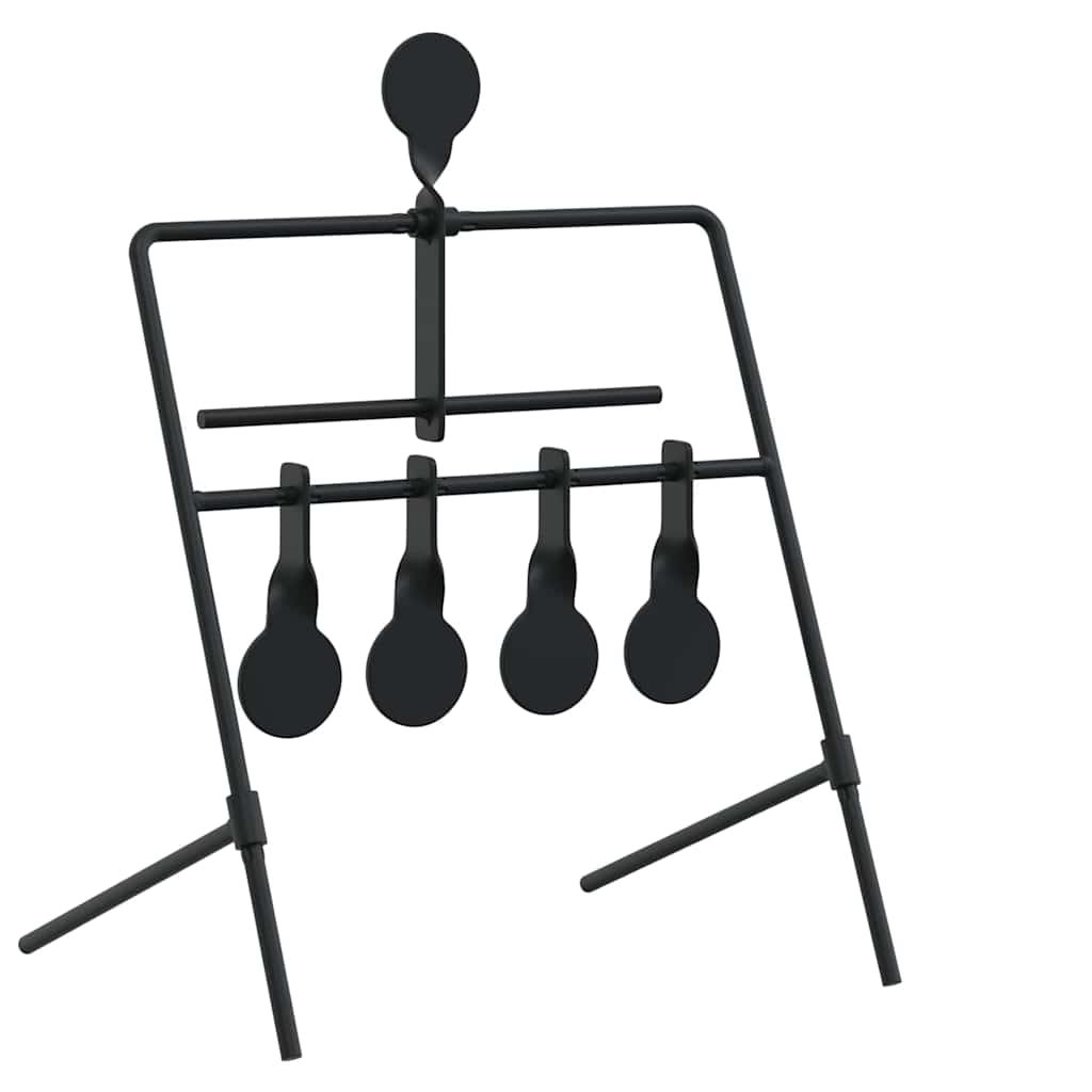 Bersaglio che si ripristina Nero 40 x 34 x 53 cm Acciaio 42013603