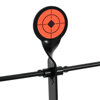 vidaXL Bersaglio che si ripristina Nero 38 x 20.5 x 33 cm Acciaio