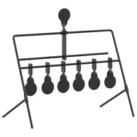 Bersaglio che si ripristina Nero 38 x 20.5 x 33 cm Acciaio 42013604