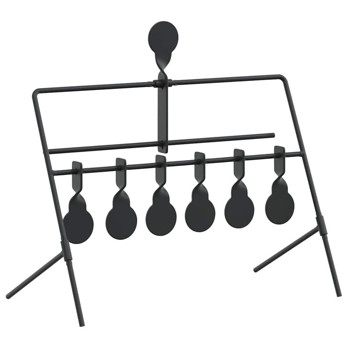 Bersaglio che si ripristina Nero 38 x 20.5 x 33 cm Acciaio 42013604