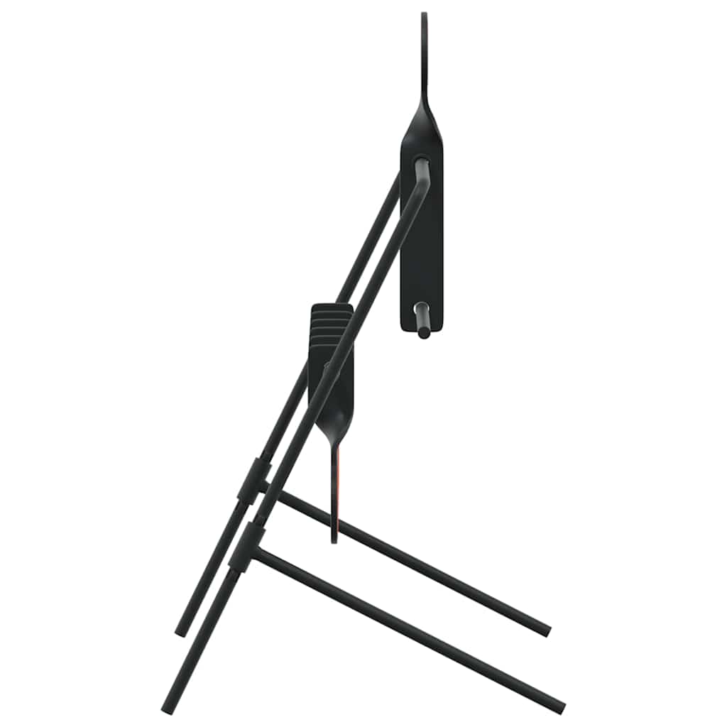 vidaXL Bersaglio che si ripristina Nero 38 x 20.5 x 33 cm Acciaio