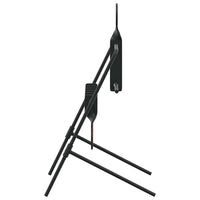 vidaXL Bersaglio che si ripristina Nero 38 x 20.5 x 33 cm Acciaio