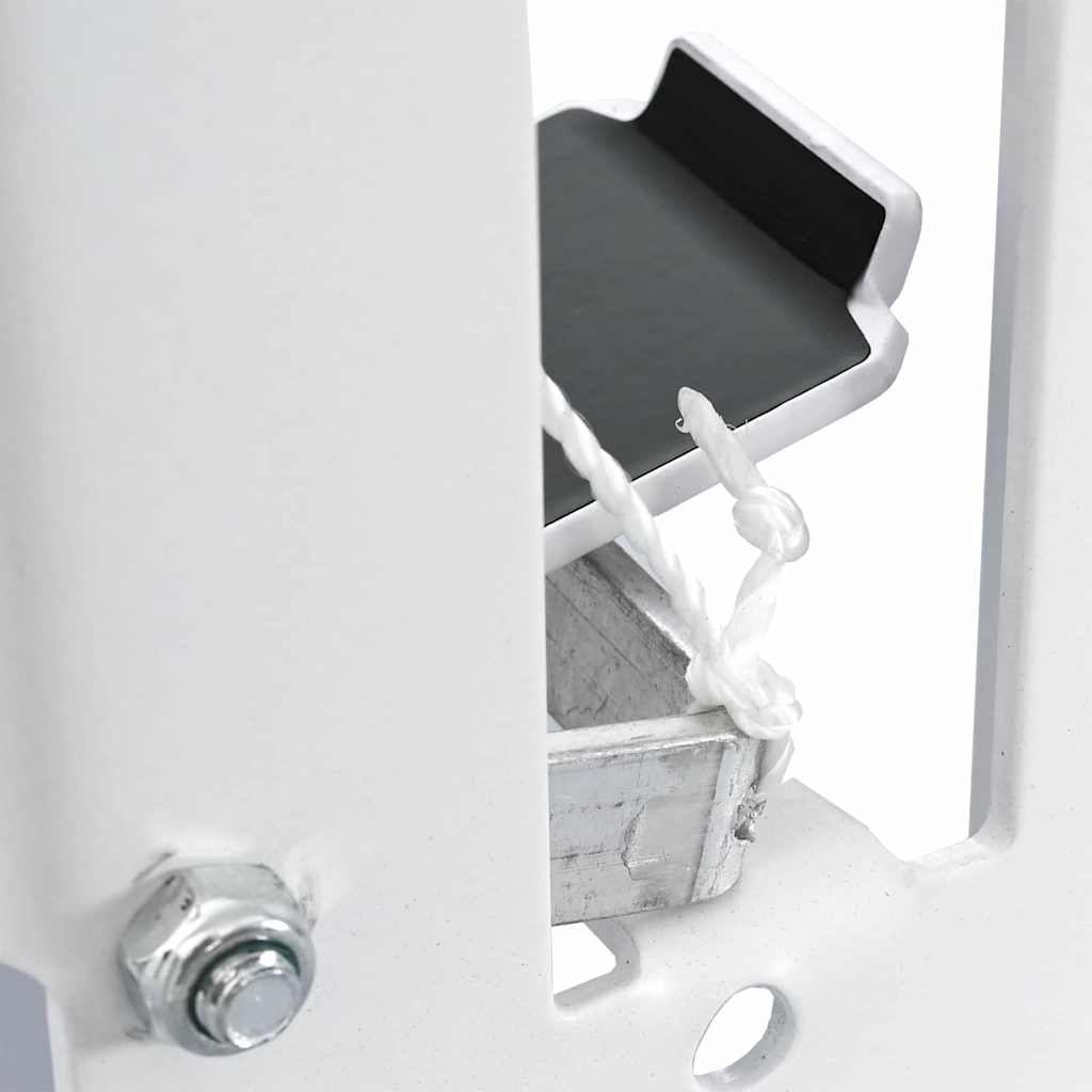 vidaXL Bersaglio da biathlon abbattibile a 3 fori con corda di ripristino