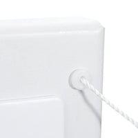 vidaXL Bersaglio da biathlon abbattibile a 3 fori con corda di ripristino