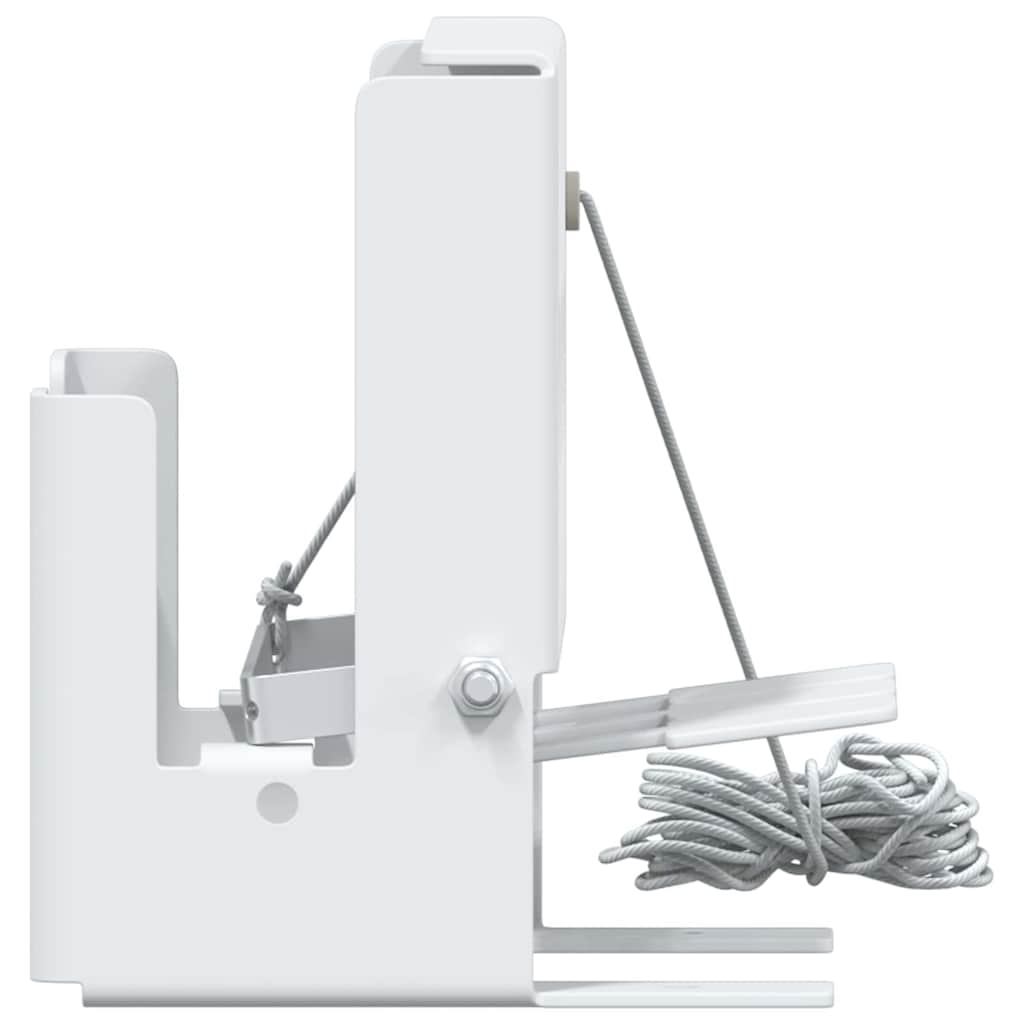 vidaXL Bersaglio da biathlon abbattibile a 3 fori con corda di ripristino