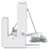 vidaXL Bersaglio da biathlon abbattibile a 3 fori con corda di ripristino