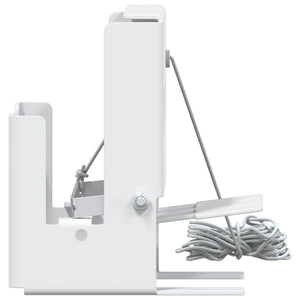 vidaXL Bersaglio da biathlon abbattibile a 3 fori con corda di ripristino