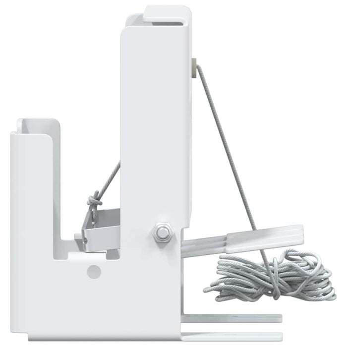 vidaXL Bersaglio da biathlon abbattibile a 3 fori con corda di ripristino