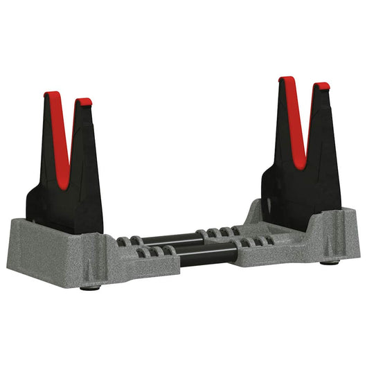 vidaXL Supporto per tiro Grigio 46 x 14 x 19.5 cm Plastica