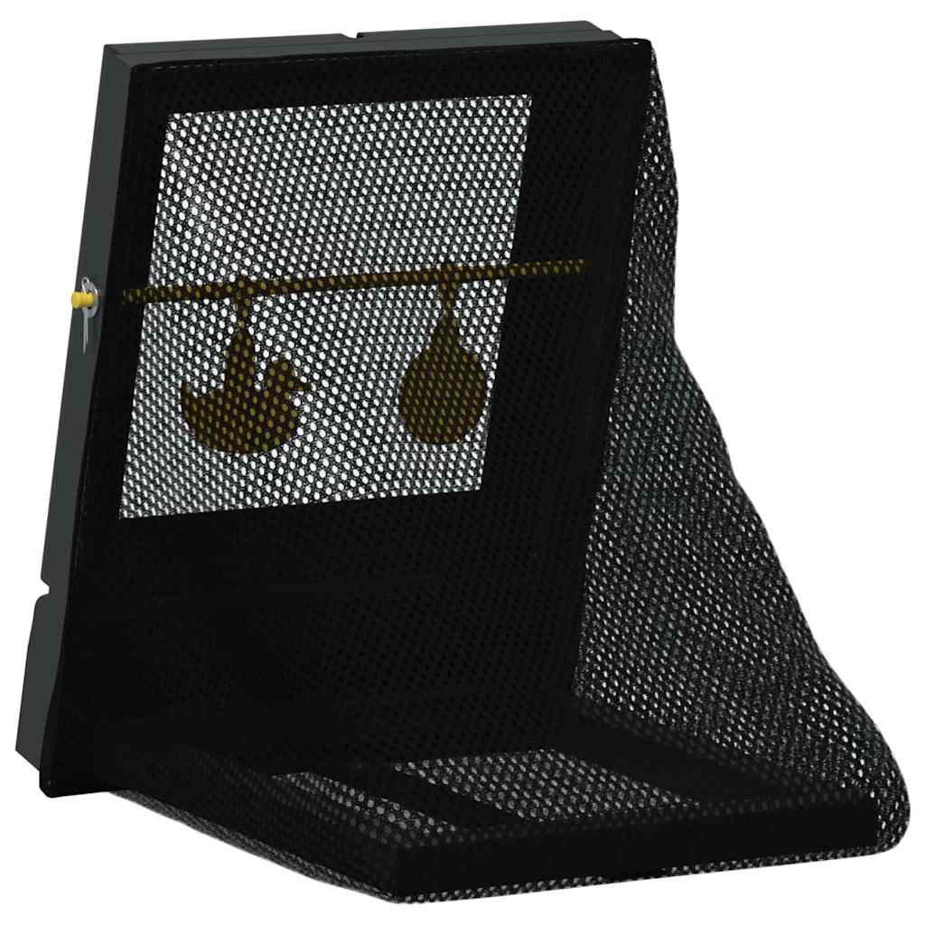 vidaXL Bersaglio Airsoft Nero 19 x 26 x 25 cm Plastica