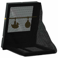 vidaXL Bersaglio Airsoft Nero 19 x 26 x 25 cm Plastica