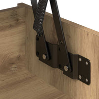 vidaXL Tavolino da salotto rovere artigianale 102 x 50 x 52.5 cm