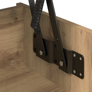 vidaXL Tavolino da salotto rovere artigianale 102 x 50 x 52.5 cm