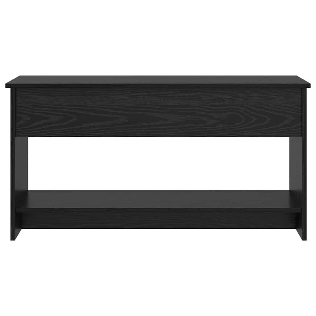 vidaXL Tavolino da salotto Rovere nero 102 x 50 x 52.5 cm