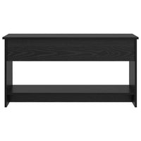 vidaXL Tavolino da salotto Rovere nero 102 x 50 x 52.5 cm