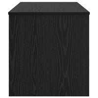 vidaXL Tavolino da salotto Rovere nero 102 x 50 x 52.5 cm