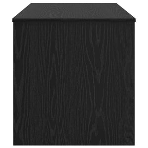vidaXL Tavolino da salotto Rovere nero 102 x 50 x 52.5 cm