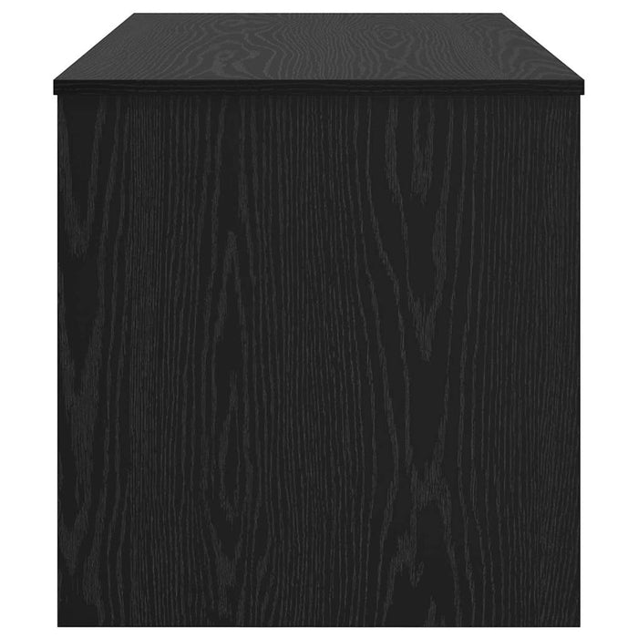 vidaXL Tavolino da salotto Rovere nero 102 x 50 x 52.5 cm