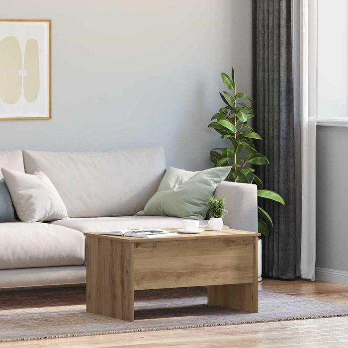 Tavolino da salotto rovere artigianale 80 x 50,5 x 42,5 cm 879454