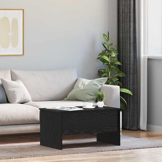 Tavolino da salotto Rovere nero 80 x 50,5 x 42,5 cm 879455