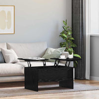 vidaXL Tavolino da salotto Rovere nero 80 x 50,5 x 42,5 cm