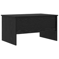 vidaXL Tavolino da salotto Rovere nero 80 x 50,5 x 42,5 cm
