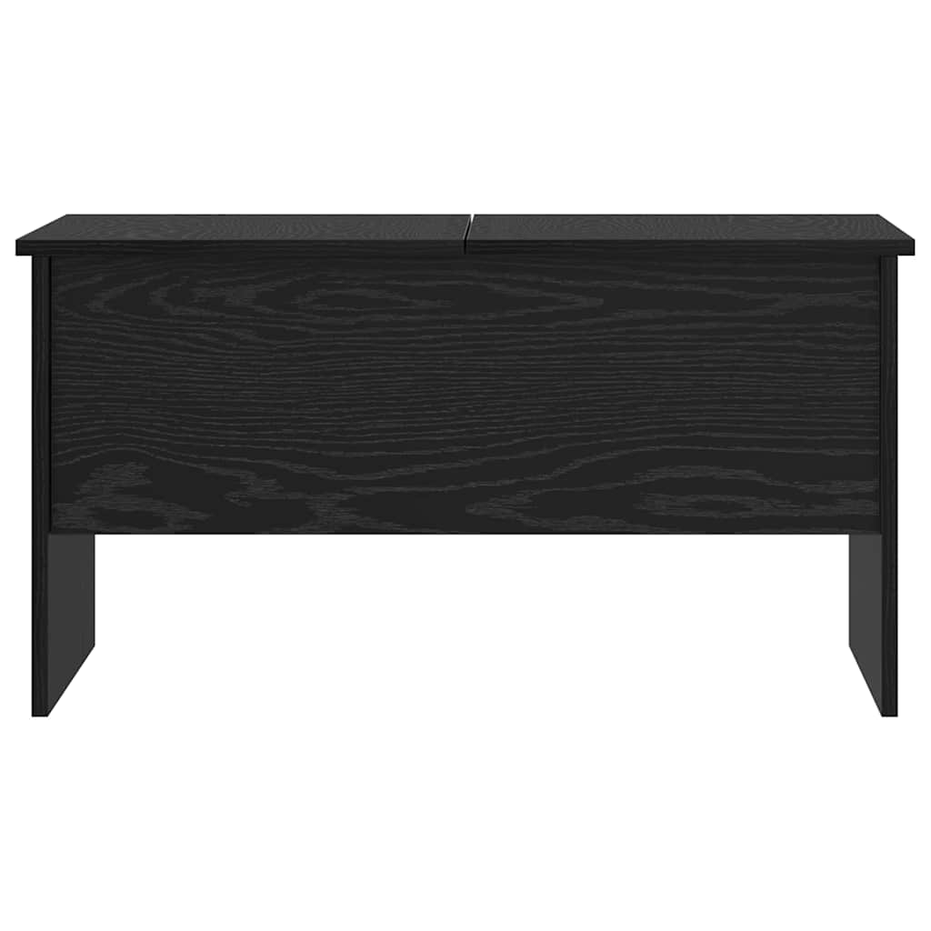 vidaXL Tavolino da salotto Rovere nero 80 x 50,5 x 42,5 cm