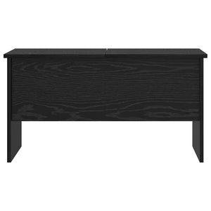 vidaXL Tavolino da salotto Rovere nero 80 x 50,5 x 42,5 cm