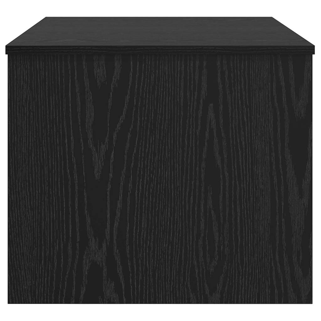 vidaXL Tavolino da salotto Rovere nero 80 x 50,5 x 42,5 cm