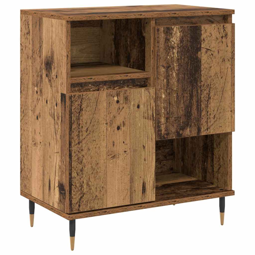 vidaXL Credenza Legno vecchio 60 x 35 x 70 cm Legno multistrato