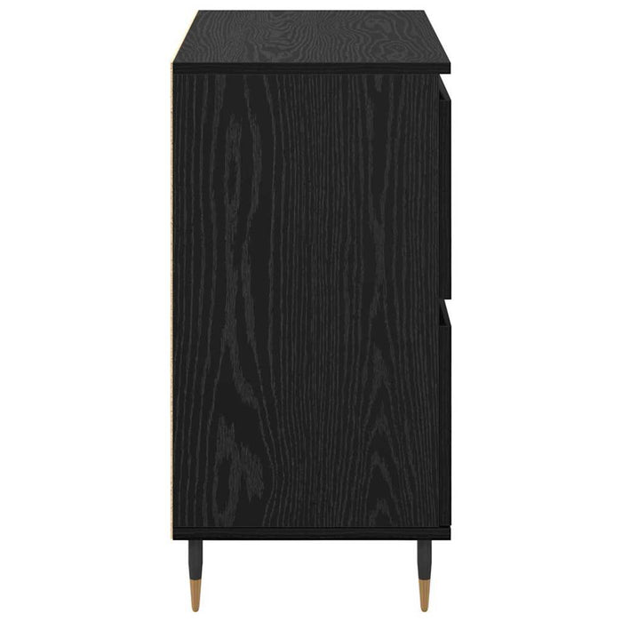 vidaXL Credenza Nero 60 x 35 x 70 cm Legno multistrato