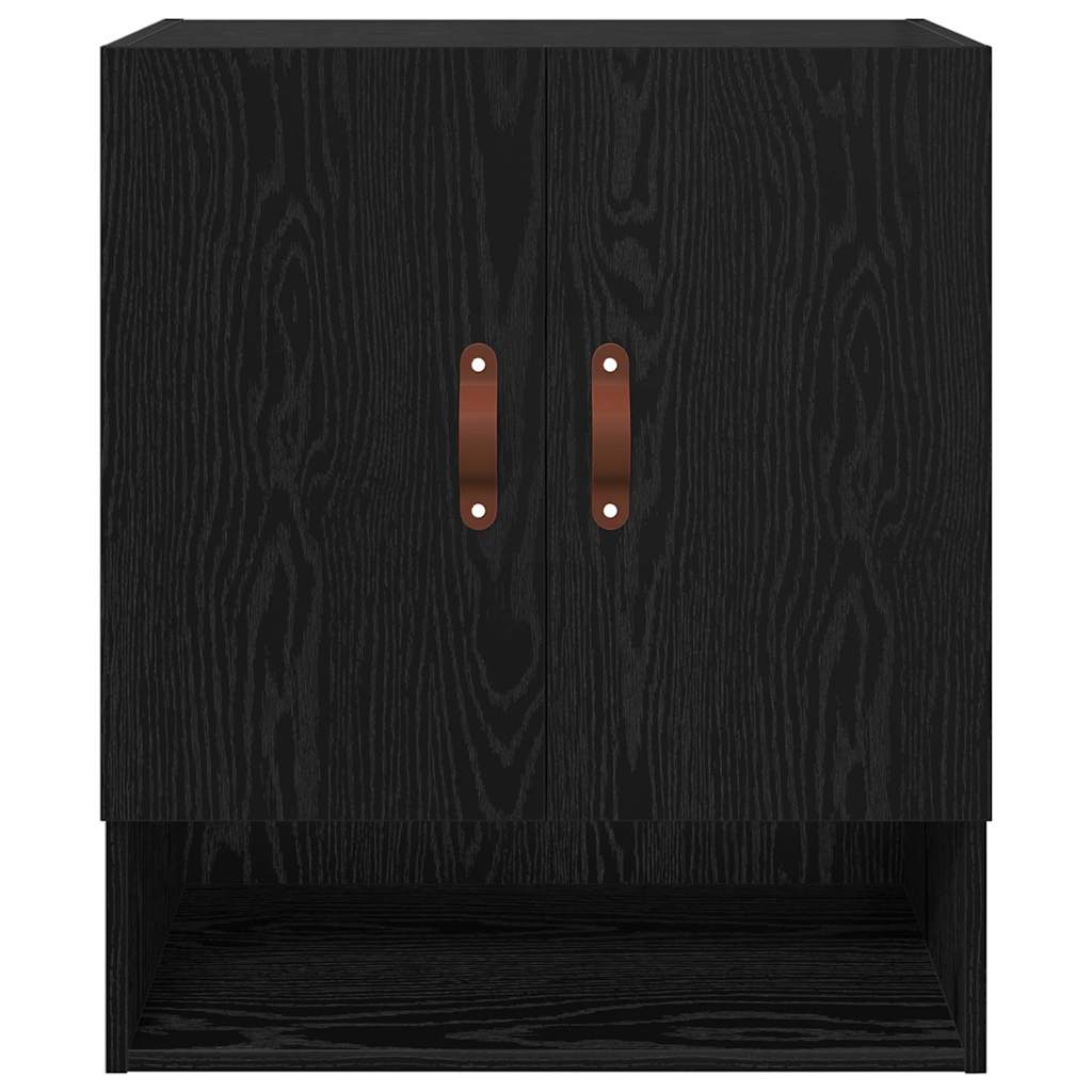 Armadietto a muro Rovere nero 60 x 31 x 70 cm Legno multistrato 879533