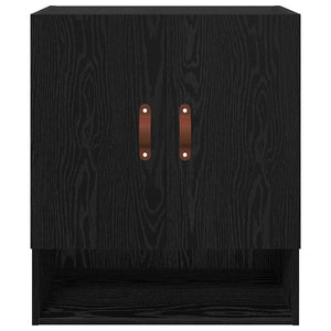 Armadietto a muro Rovere nero 60 x 31 x 70 cm Legno multistrato 879533