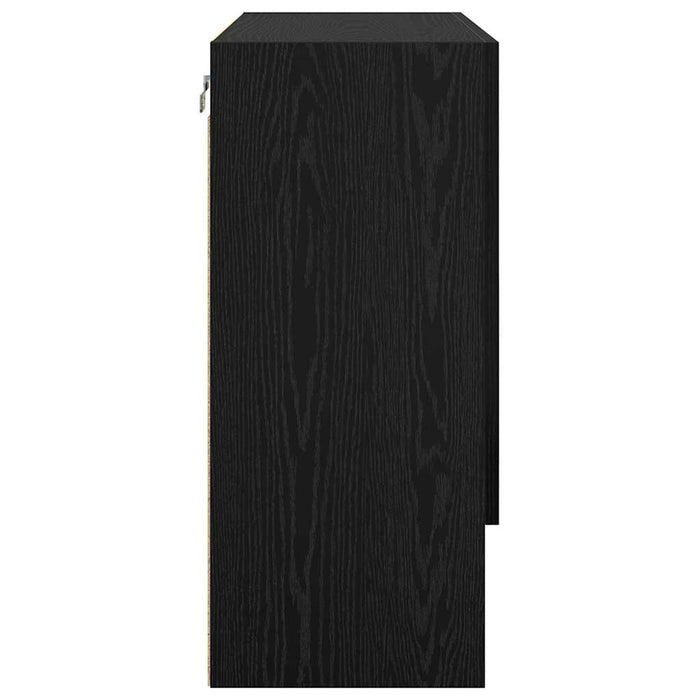Armadietto a muro Rovere nero 60 x 31 x 70 cm Legno multistrato 879533