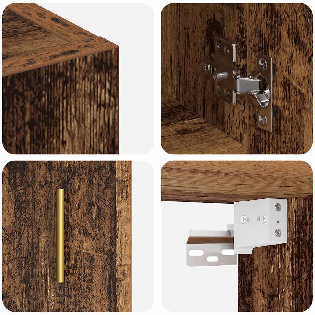 Armadietto a muro Legno vecchio 60 x 31 x 70 cm 879534