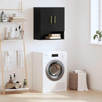 Armadietto a muro Rovere nero 60 x 31 x 70 cm Legno multistrato 879536