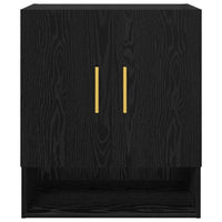 Armadietto a muro Rovere nero 60 x 31 x 70 cm Legno multistrato 879536