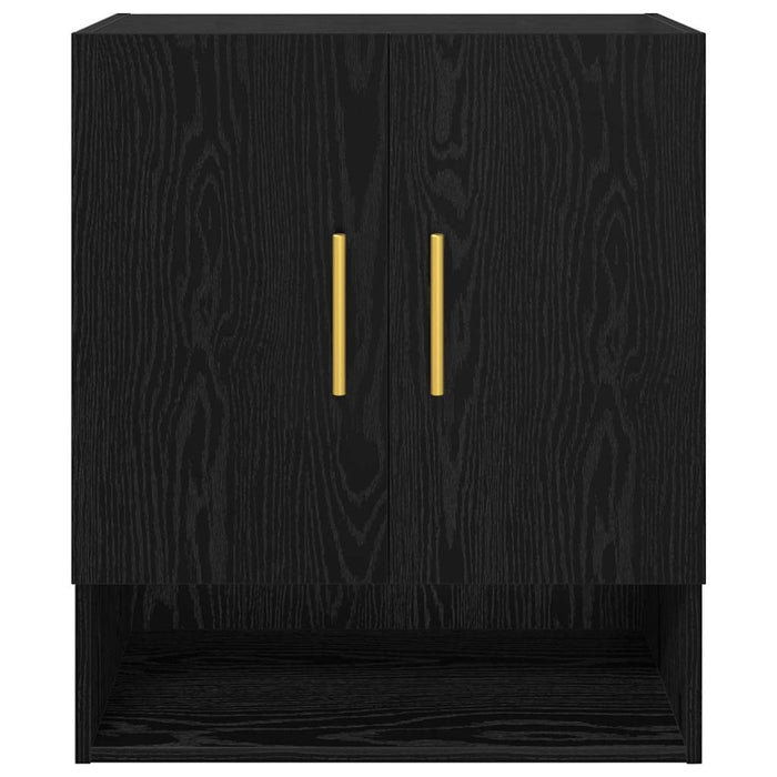 Armadietto a muro Rovere nero 60 x 31 x 70 cm Legno multistrato 879536
