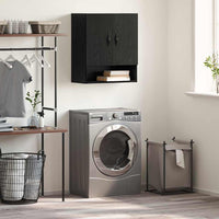 Armadietto a muro Rovere nero 60 x 31 x 70 cm Legno multistrato 879539