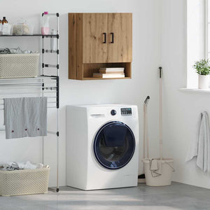 Armadietto a muro rovere artigianale 60 x 31 x 70 cm 879541