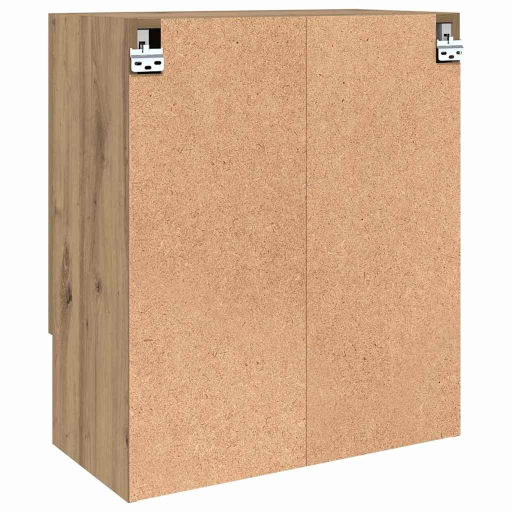 Armadietto a muro rovere artigianale 60 x 31 x 70 cm 879541