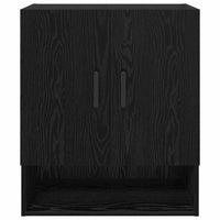 Armadietto a muro Rovere nero 60 x 31 x 70 cm Legno multistrato 879545